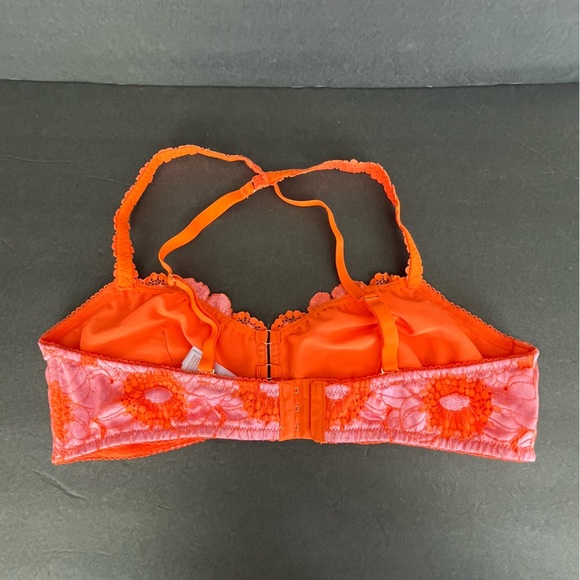 Savage X Fenty Bra XL See Size Chart “Perfect Poppies” Lace Bralette Sold Out - Picture 5 of 12